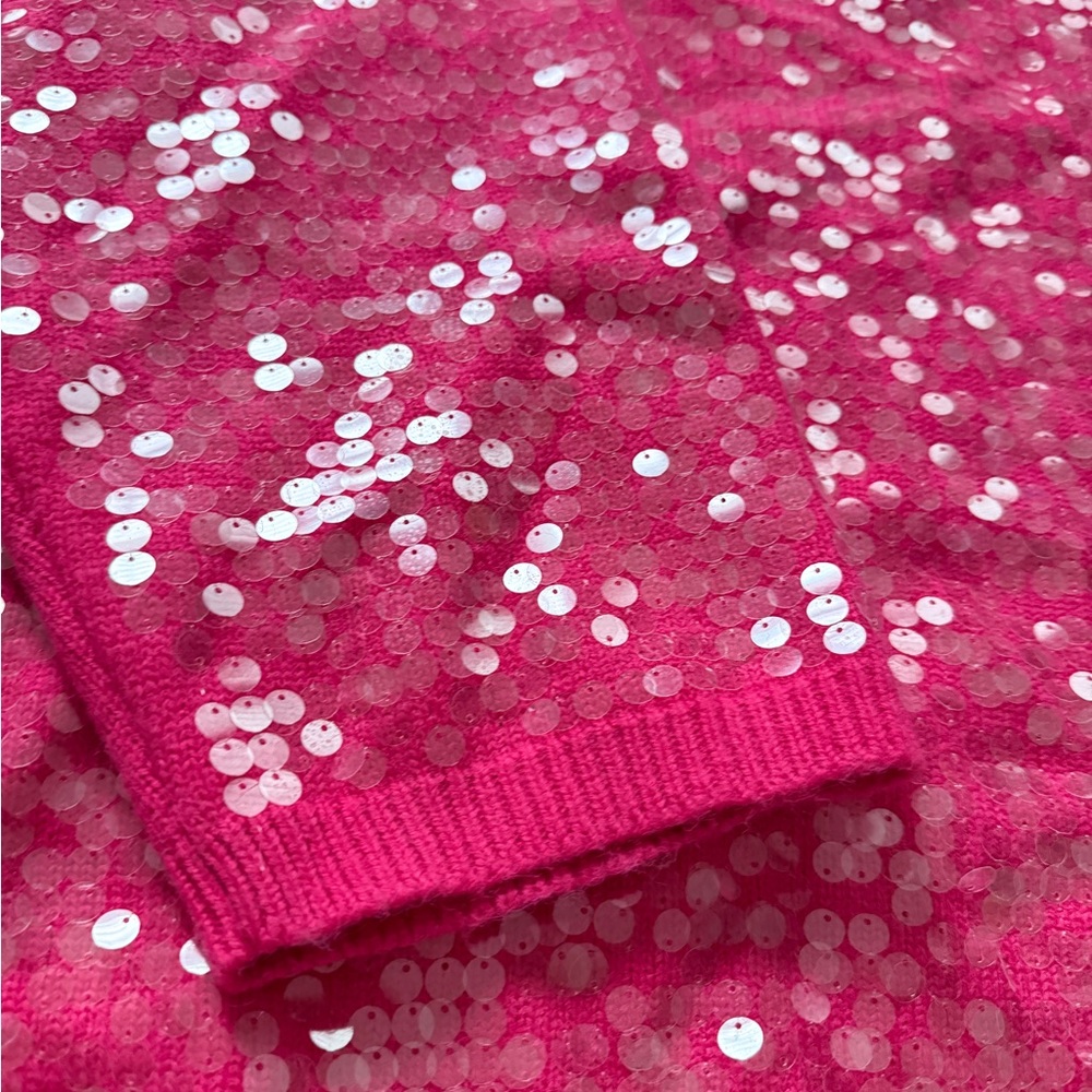 🆕 FARM Rio pink sequin sweater - Picture 3 of 4